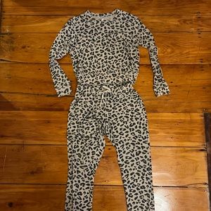 BB Dakota Matching Pajamas Set, Cheetah Print
